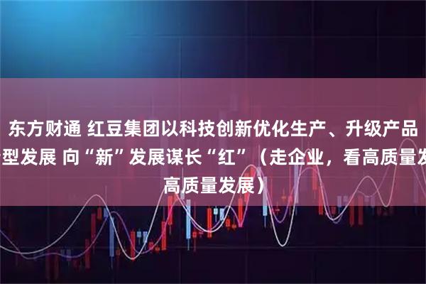 东方财通 红豆集团以科技创新优化生产、升级产品、转型发展 向“新”发展谋长“红”（走企业，看高质量发展）